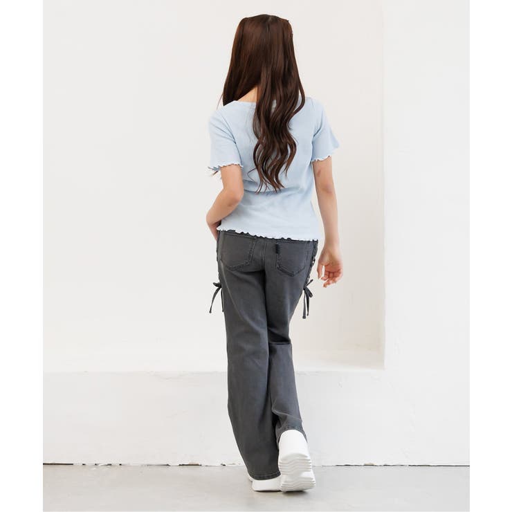 【puchily プチプラライン】フリルリブT | F.O.Online Store | 詳細画像20 