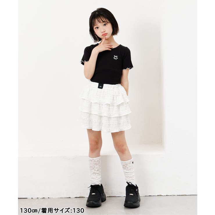 【puchily プチプラライン】フリルリブT | F.O.Online Store | 詳細画像4 