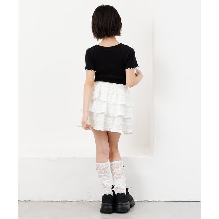 【puchily プチプラライン】フリルリブT | F.O.Online Store | 詳細画像5 