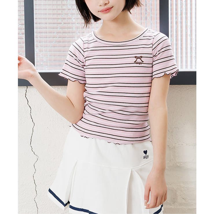 ピンク | 【puchily プチプラライン】フリルリブT | F.O.Online Store