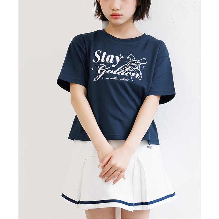 ネイビーブルー | 【puchily プチプラライン】アソートプリントT | F.O.Online Store