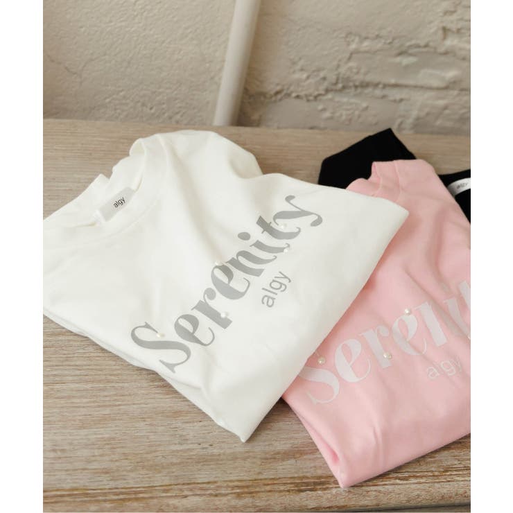 オフホワイト | 【puchily プチプラライン】パールロゴT | F.O.Online Store