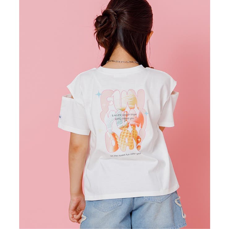 オフホワイト | ロゴ抜き転写T | F.O.Online Store