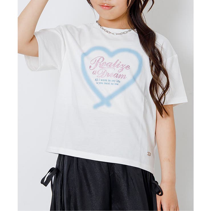 オフホワイト | スプレーハートラメT | F.O.Online Store