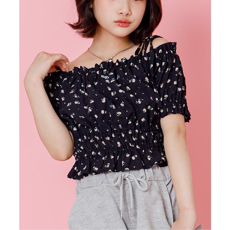 ブラック | ギャザーブラウス | F.O.Online Store
