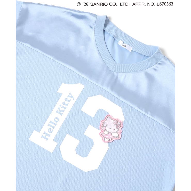 【ハローキティ】エンジェルサテン切替メッシュミニワンピース | F.O.Online Store | 詳細画像16 