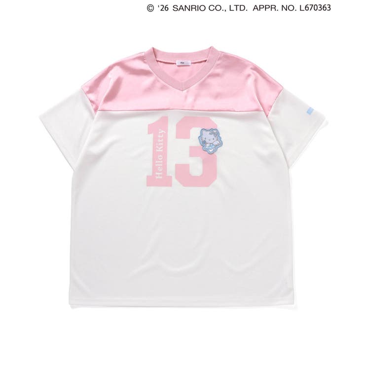 【ハローキティ】エンジェルサテン切替メッシュミニワンピース | F.O.Online Store | 詳細画像2 