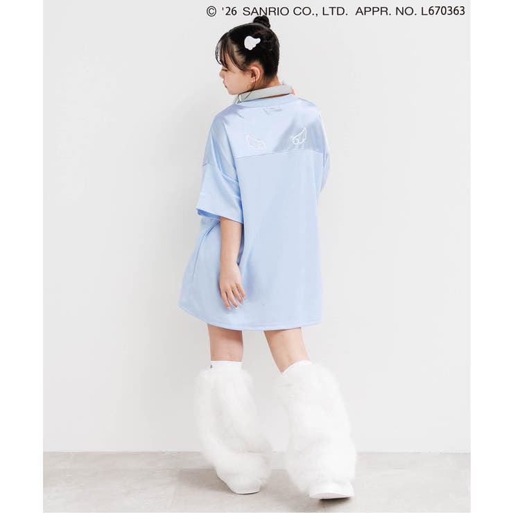 【ハローキティ】エンジェルサテン切替メッシュミニワンピース | F.O.Online Store | 詳細画像23 