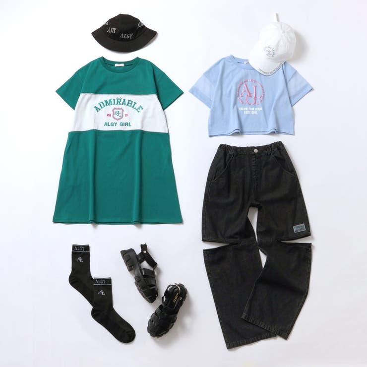 【接触冷感】ラメラインバイカラーワンピ | F.O.Online Store | 詳細画像17 
