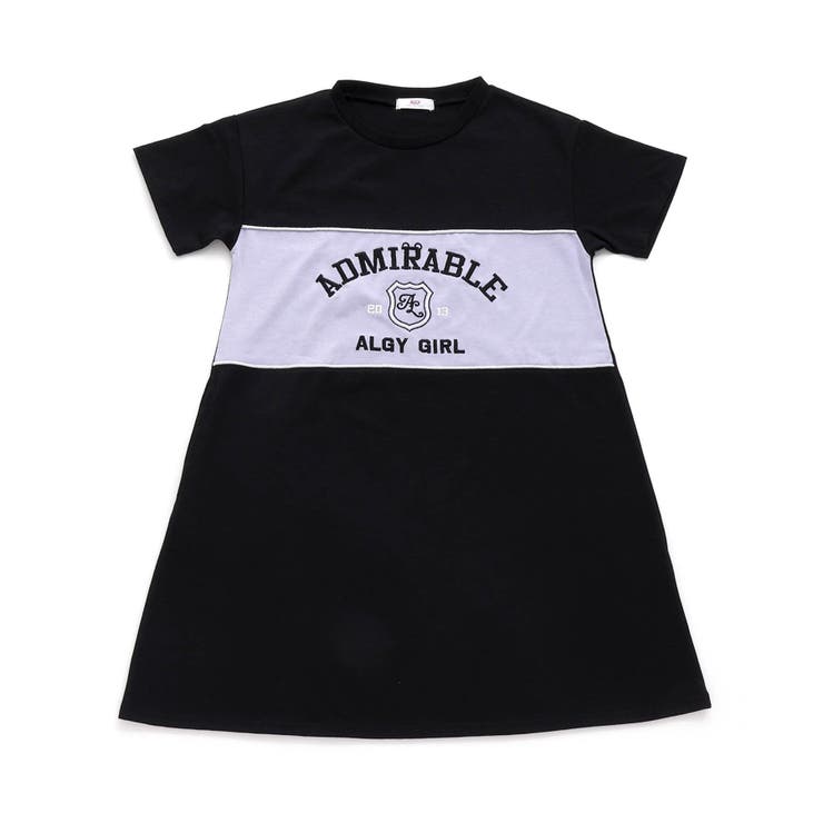 ブラック | 【接触冷感】ラメラインバイカラーワンピ | F.O.Online Store
