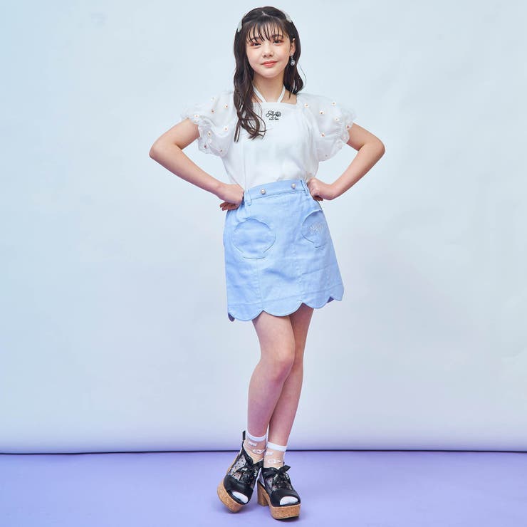シェルポケットスカート[品番：FOKK0016019]｜F.O.Online Store（エフ