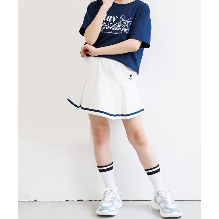 オフホワイト | 【puchily プチプラライン】裏毛プリーツスカパン | F.O.Online Store