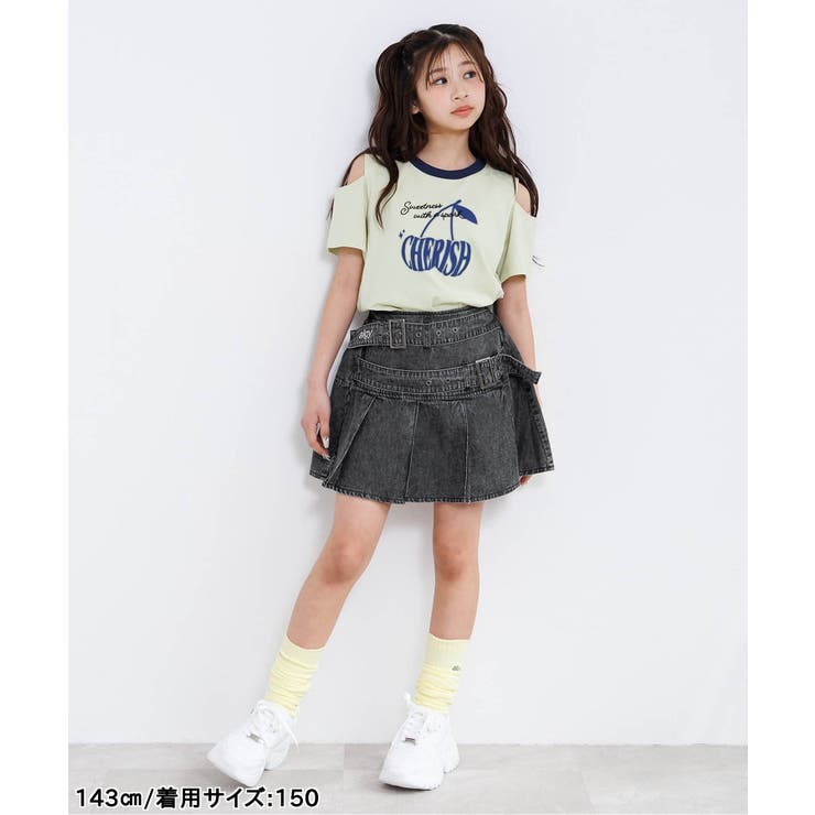 ダブルベルトデニムスカパン[品番：FOKK0026978]｜F.O.Online Store