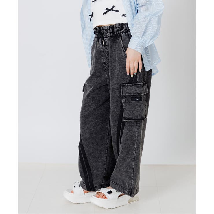 カットデニムラインパンツ | F.O.Online Store | 詳細画像1 