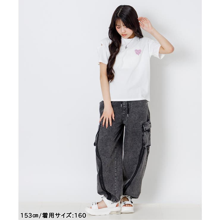 カットデニムラインパンツ | F.O.Online Store | 詳細画像8 