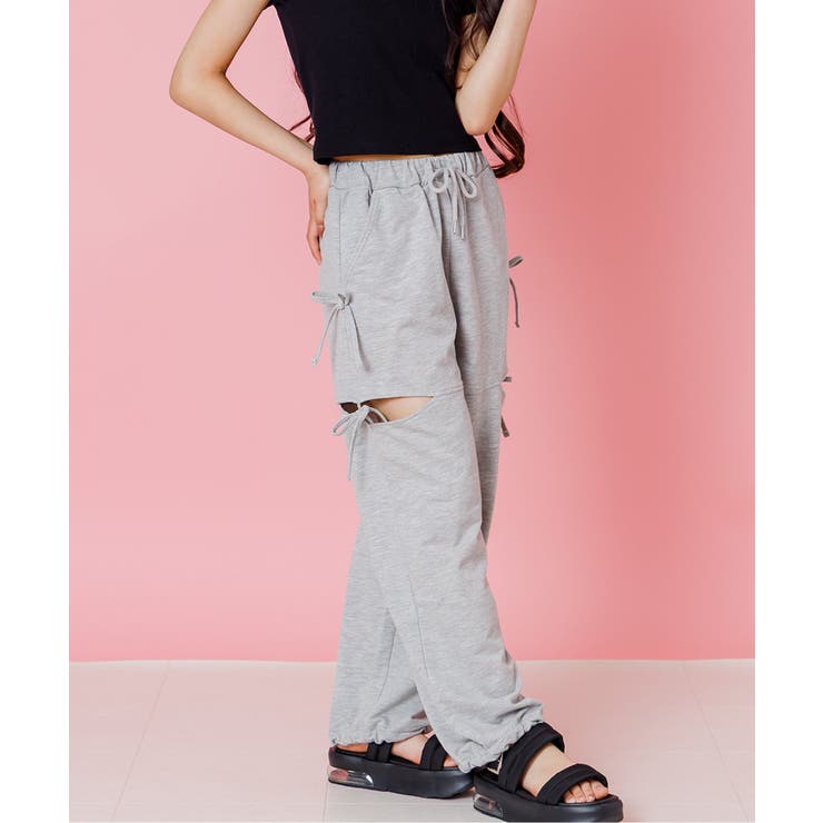 グレー | サイドあきスウェットパンツ | F.O.Online Store