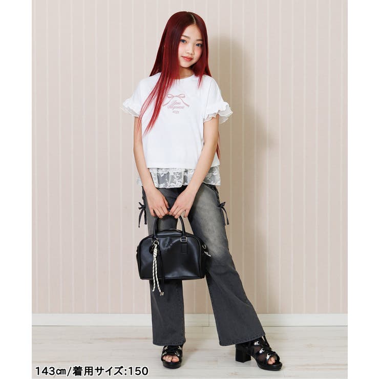 レースアップデニムフレアパンツ | F.O.Online Store | 詳細画像6 