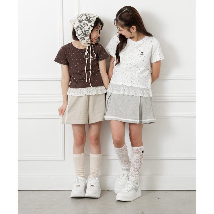 【puchily プチプラライン】サイドレースラインショーパン | F.O.Online Store | 詳細画像13 