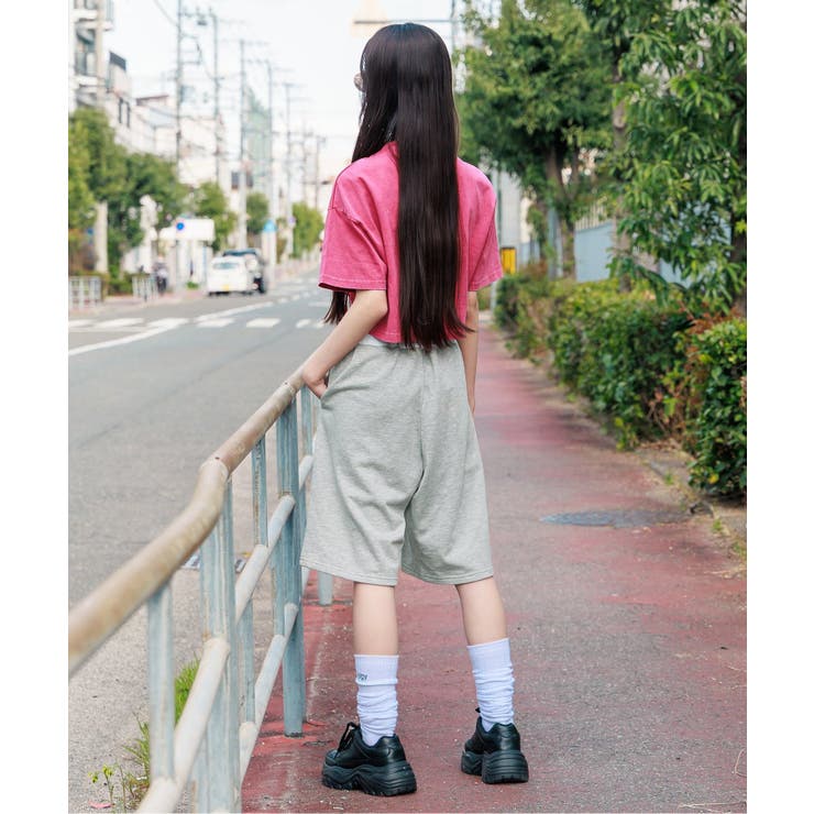オーバーサイズワイドハーフパンツ | ファッション通販サイト NUGU
