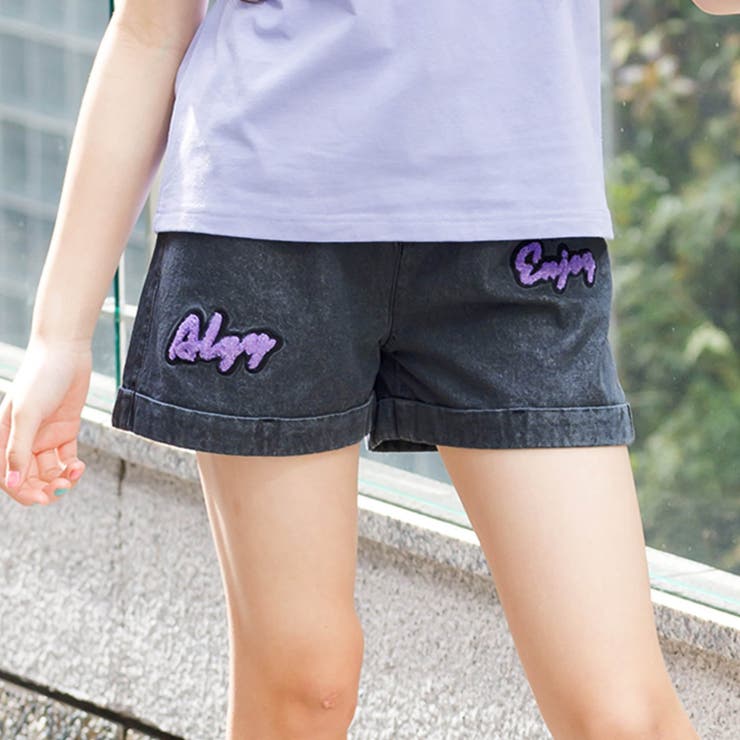 ブラック | サガラシシュウデニムショーパン | F.O.Online Store