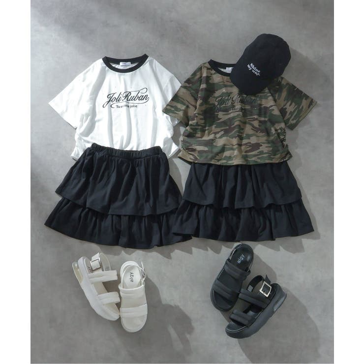 ラインストーンT＆ティアードスカパンセットアップ | F.O.Online Store | 詳細画像10 