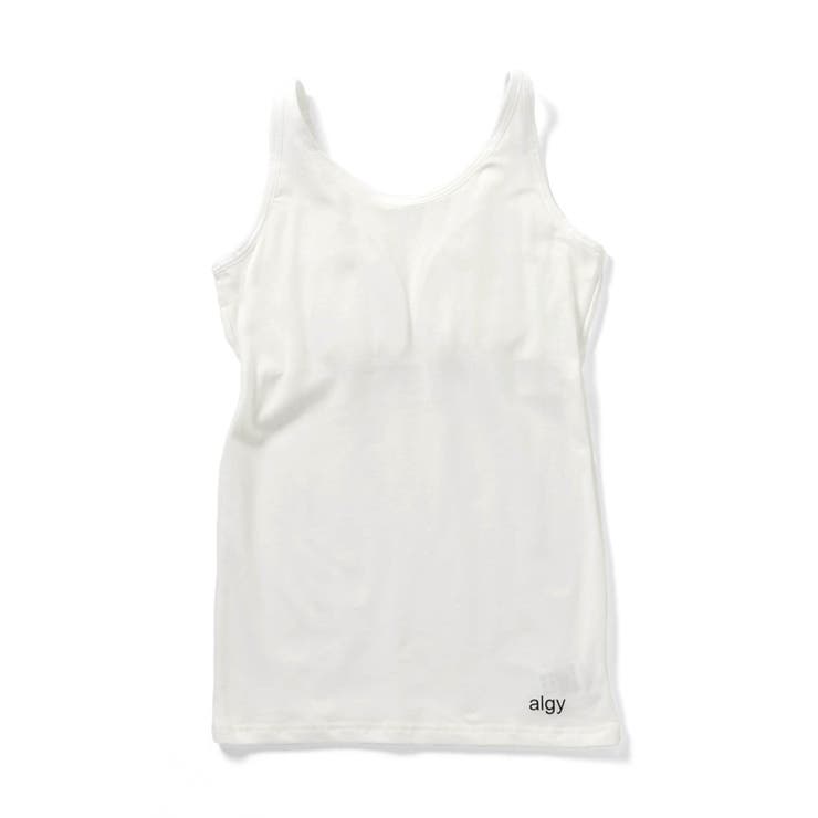 オフホワイト | algyロゴカップ付きタンク | F.O.Online Store