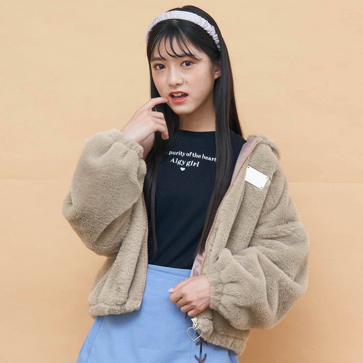 バックロゴエコファーアウター[品番：FOKK0010174]｜F.O.Online Store