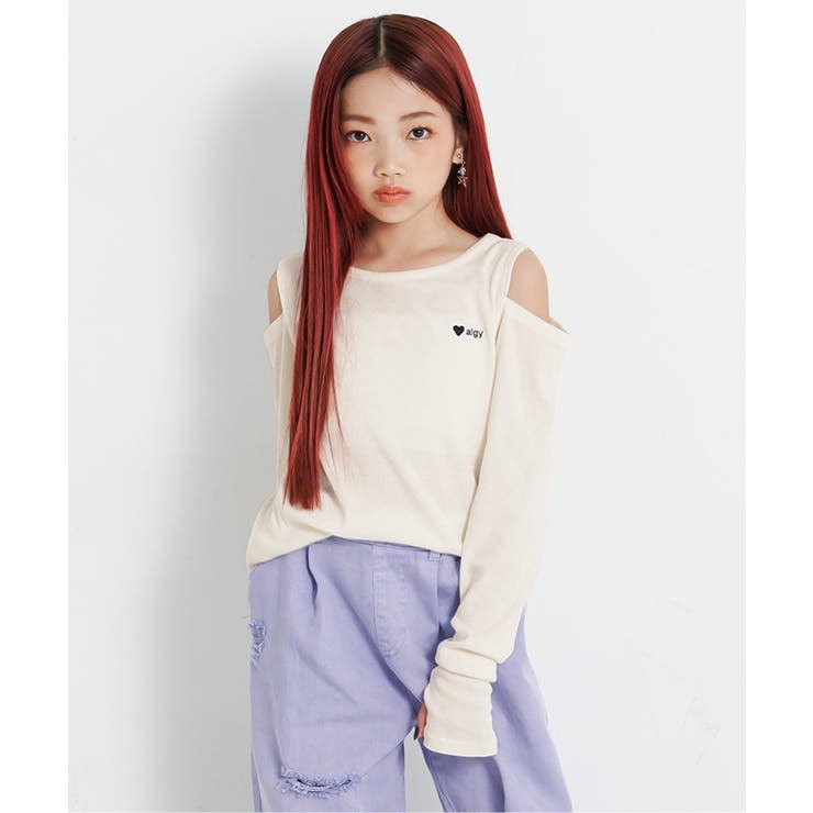 肩あきリブロンT | F.O.Online Store | 詳細画像1