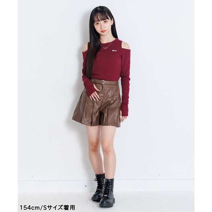 肩あきリブロンT | F.O.Online Store | 詳細画像16