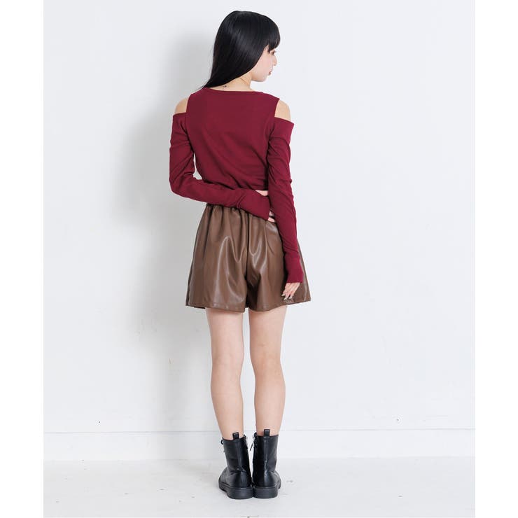 肩あきリブロンT | F.O.Online Store | 詳細画像17