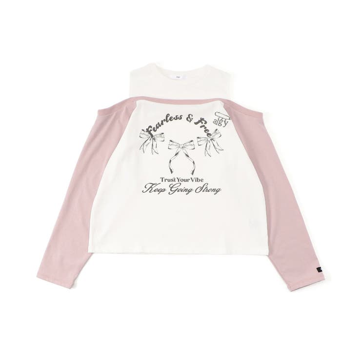ピンク | 肩あきレイヤードロンT | F.O.Online Store