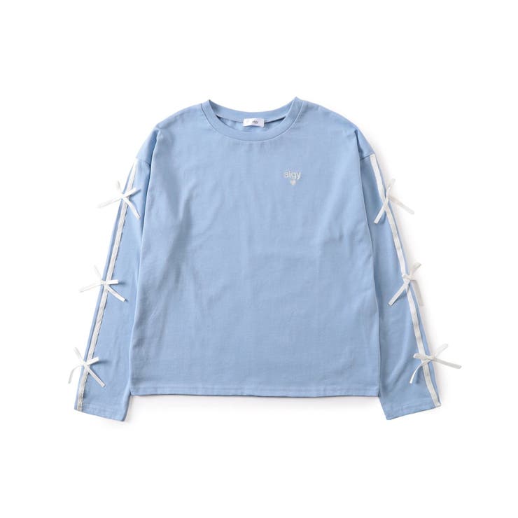 サックス | ラインりぼんスリーブロンT | F.O.Online Store