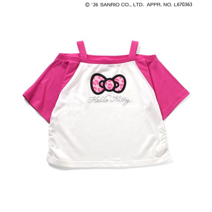 【ハローキティ】ギャルオフショル風Tシャツ  | F.O.Online Store | 詳細画像13 