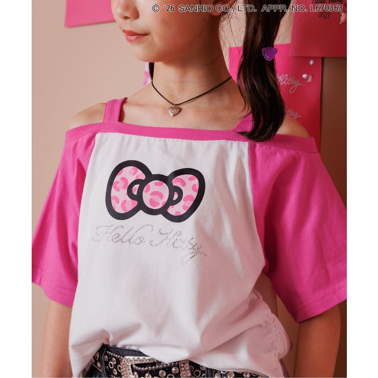 【ハローキティ】ギャルオフショル風Tシャツ  | F.O.Online Store | 詳細画像17 
