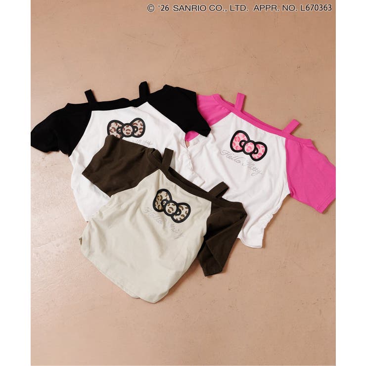 【ハローキティ】ギャルオフショル風Tシャツ  | F.O.Online Store | 詳細画像19 