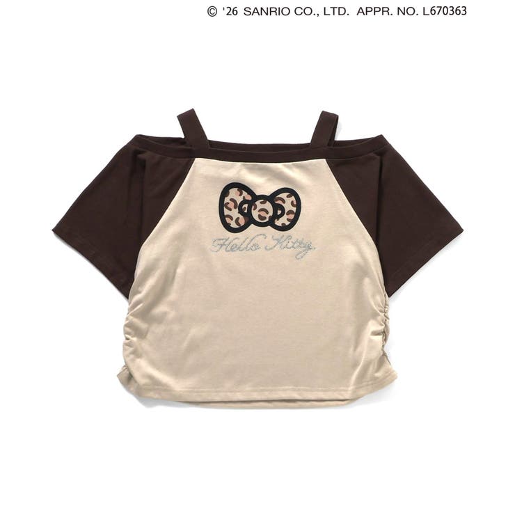 【ハローキティ】ギャルオフショル風Tシャツ  | F.O.Online Store | 詳細画像4 