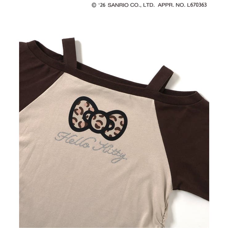 【ハローキティ】ギャルオフショル風Tシャツ  | F.O.Online Store | 詳細画像6 