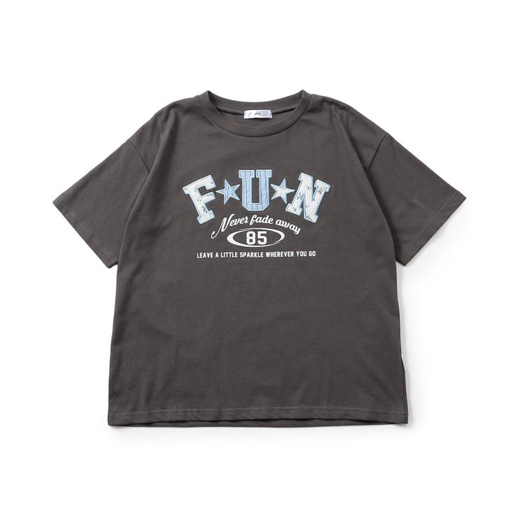 チャコール | 柄ロゴアップリケT | F.O.Online Store