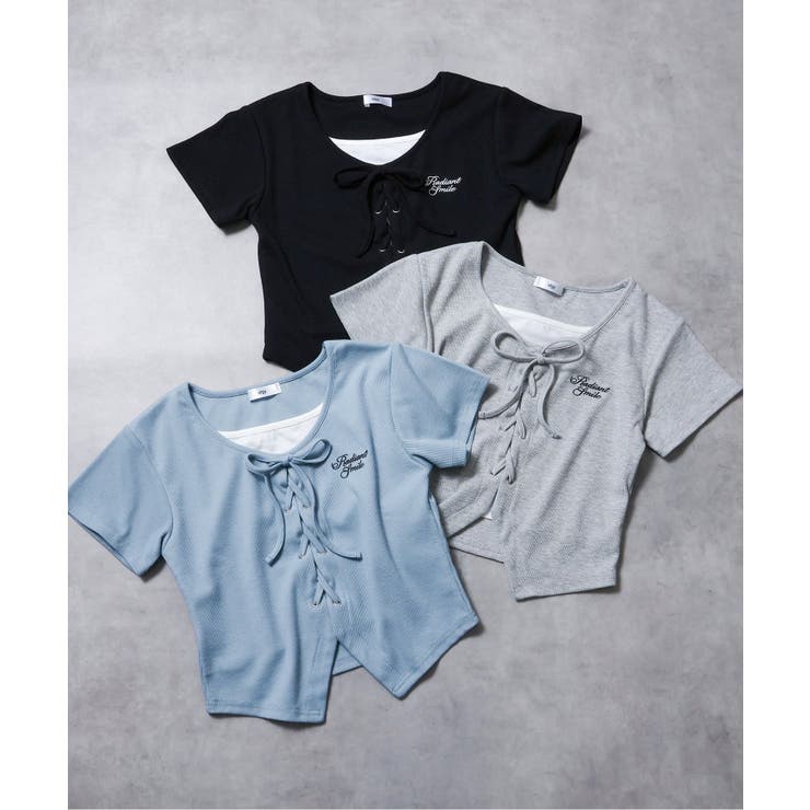レースアップドッキングT | F.O.Online Store | 詳細画像5 