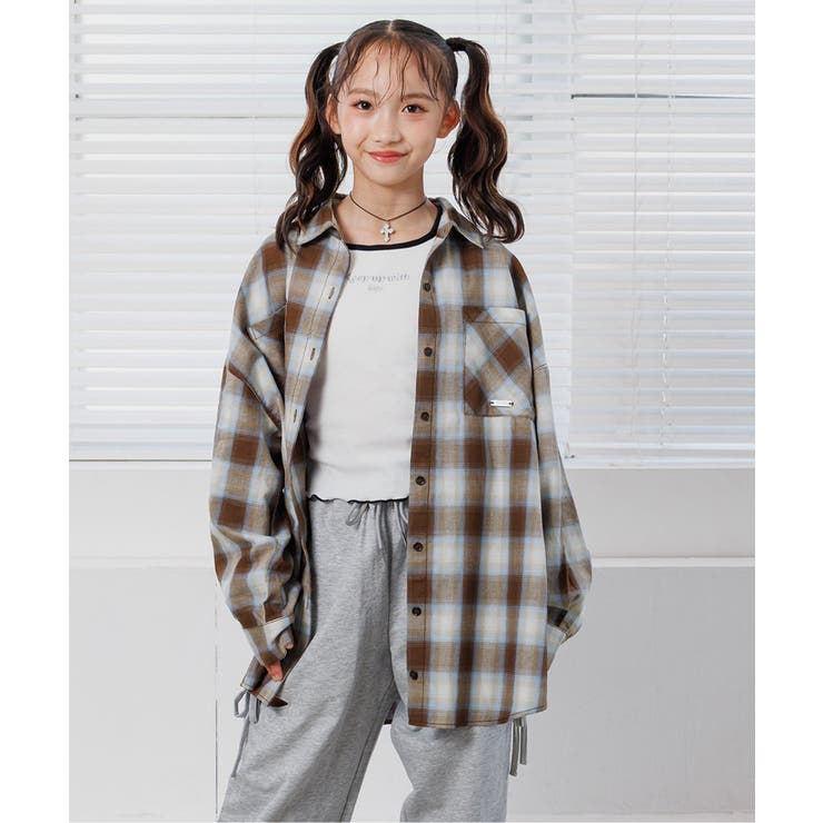 ブラウン | メニWAYチェックシャツ | F.O.Online Store