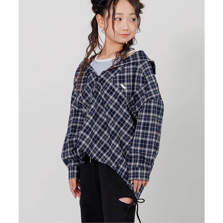 ネイビーブルー | メニWAYチェックシャツ | F.O.Online Store