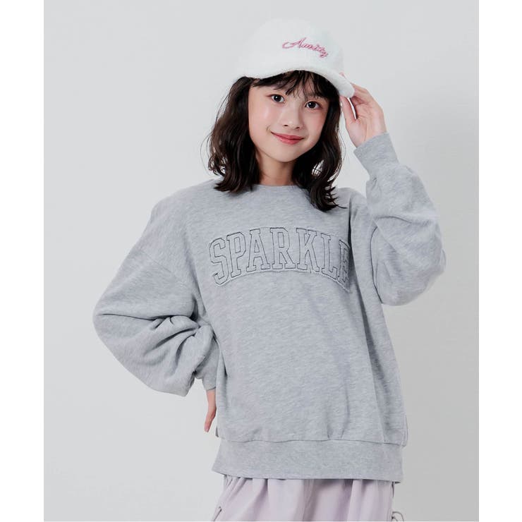 グレー | 生地ロゴトレーナー | F.O.Online Store