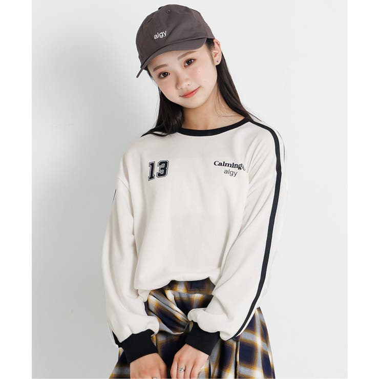 オフホワイト | ラインスリーブトレーナー | F.O.Online Store