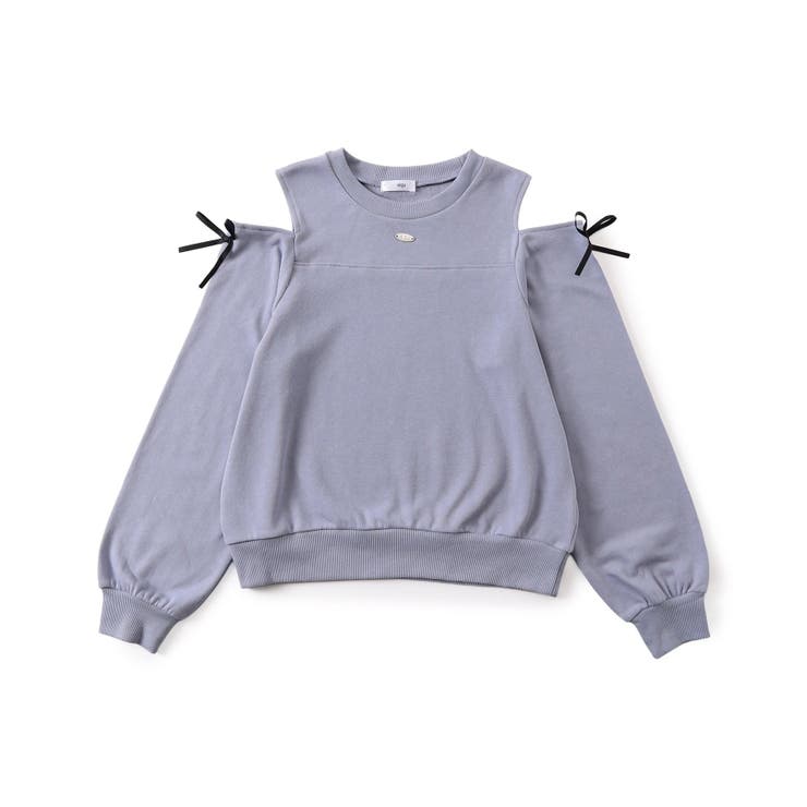 ラベンダー | 肩あきりぼんトレーナー | F.O.Online Store