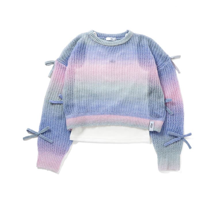 透かし編みグラデニット＆タンクセット | F.O.Online Store | 詳細画像1 