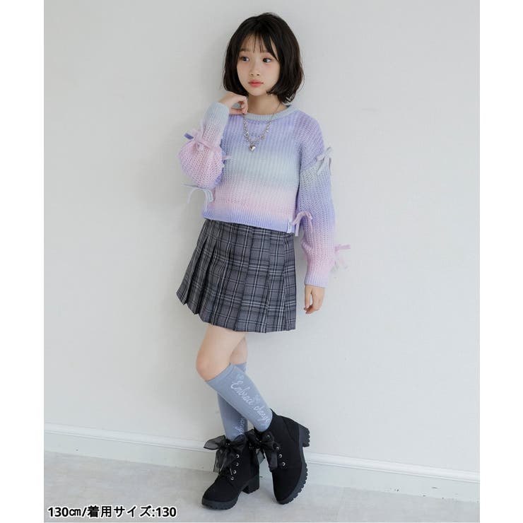 透かし編みグラデニット＆タンクセット | F.O.Online Store | 詳細画像12 