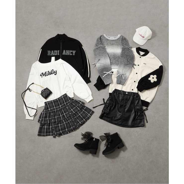 透かし編みグラデニット＆タンクセット | F.O.Online Store | 詳細画像17 
