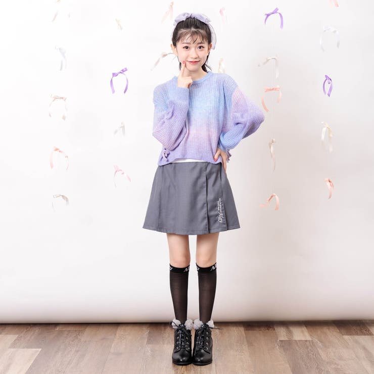 ふんわり透かし編みニット＆インナーセット | F.O.Online Store | 詳細画像14 