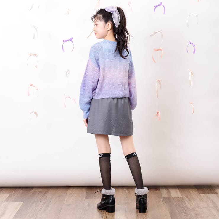 ふんわり透かし編みニット＆インナーセット | F.O.Online Store | 詳細画像15 