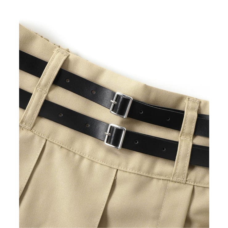 ミディ丈ダブルベルトスカパン | F.O.Online Store | 詳細画像5 